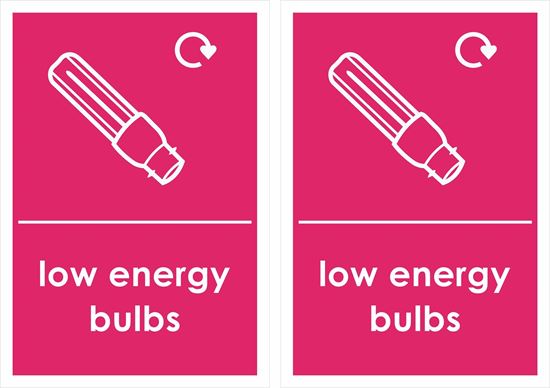 Picture of Low Energy Bulbs Decals / Stickers