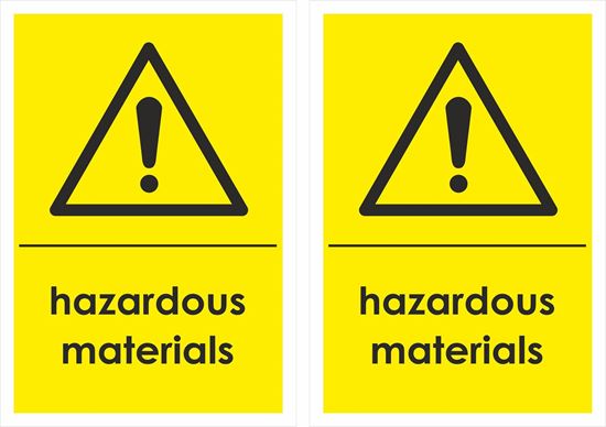 Picture of Hazardous Materials Decals / Stickers