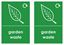 Picture of Garden Waste Decals / Stickers