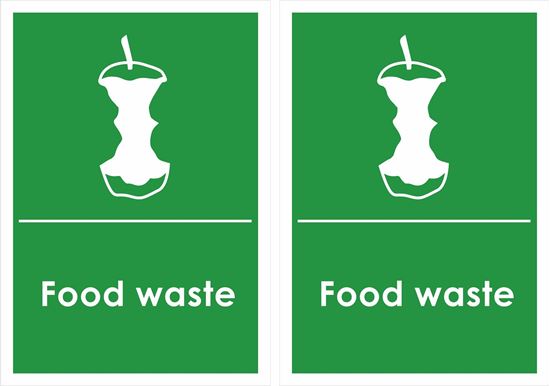 Picture of food waste Decals / Stickers