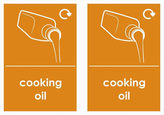 Picture of Cooking Oil Decals / Stickers