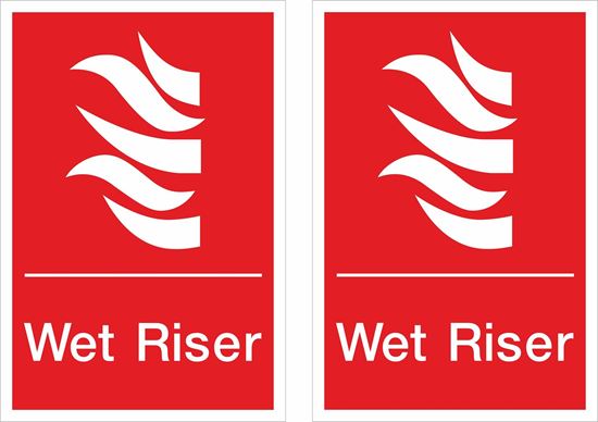 Picture of Wet Riser Decals / Stickers