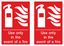 Picture of Use only in the event of a fire Decals / Stickers