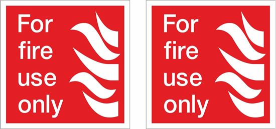 Picture of For fire use only Decals / Stickers