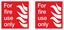 Picture of For fire use only Decals / Stickers