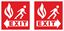 Picture of Fire exit Decals / Stickers