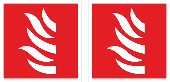 Picture of Fire symbol Decals / Stickers