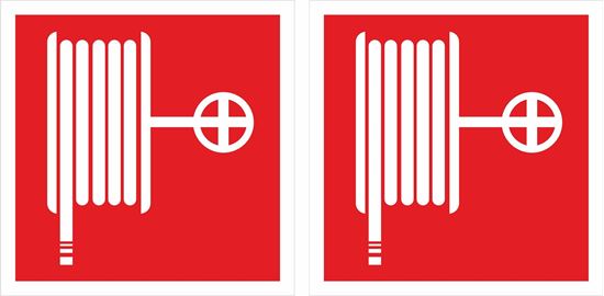 Picture of Fire hose Decals / Stickers