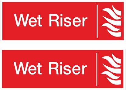 Picture of Wet Riser Decals / Stickers