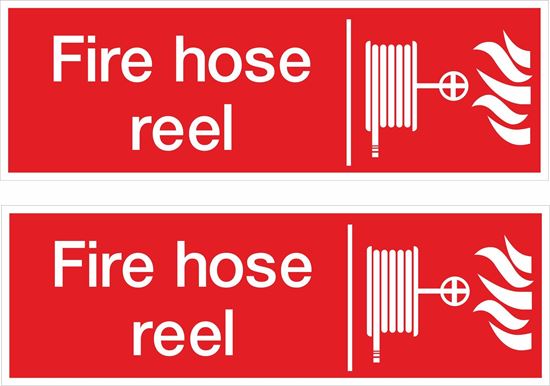 Picture of Fire hose reel Decals / Stickers