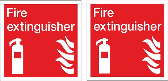 Picture of Fire extinguisher Decals / Stickers