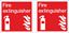 Picture of Fire extinguisher Decals / Stickers