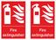 Picture of Fire extinguisher Decals / Stickers