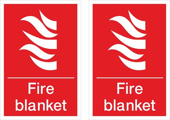 Picture of Fire blanket Decals / Stickers