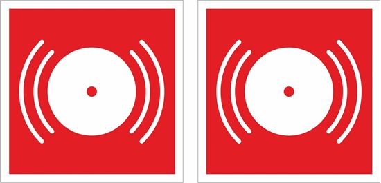 Picture of Fire Alarm Decals / Stickers