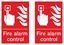 Picture of Fire alarm control Decals / Stickers