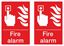 Picture of Fire alarm Decals / Stickers