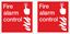 Picture of Fire alarm control Decals / Stickers