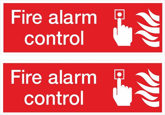 Picture of Fire alarm control Decals / Stickers