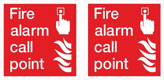 Picture of Fire alarm call point Decals / Stickers
