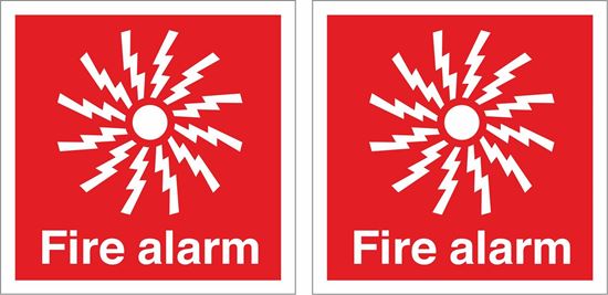 Picture of Fire alarm Decals / Stickers