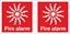 Picture of Fire alarm Decals / Stickers