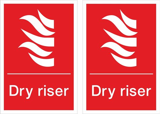 Picture of Dry riser Decals / Stickers