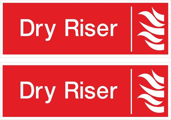 Picture of Dry Riser Decals / Stickers