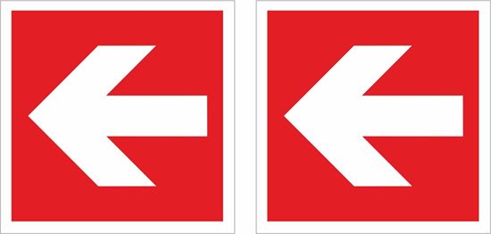 Picture of Fire exit arrow Decals / Stickers