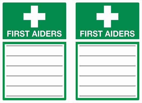 Picture of First aiders Decals / Stickers