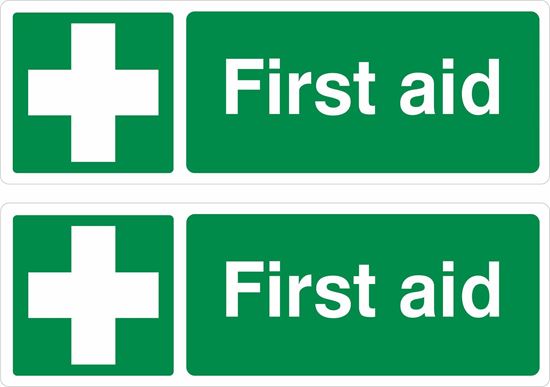 Picture of First aid Decals / Stickers