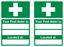 Picture of First aid "your first aider" Decals / Stickers