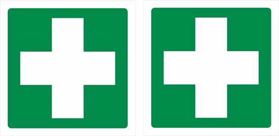 Picture of First Aid Decals / Stickers