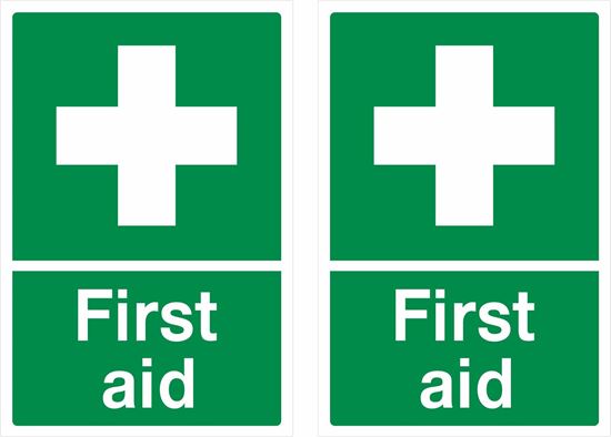 Picture of First aid Decals / Stickers