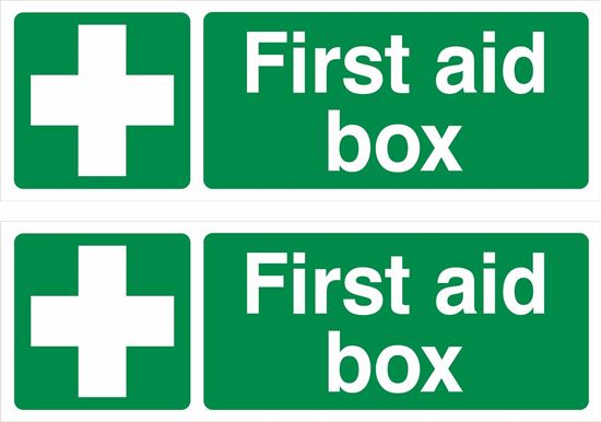Picture of First aid box Decals / Stickers