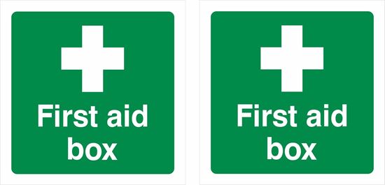 Picture of First aid box Decals / Stickers