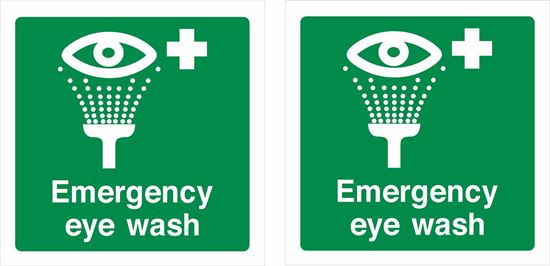 Picture of Emergency eye wash Decals / Stickers