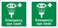Picture of Emergency eye wash Decals / Stickers