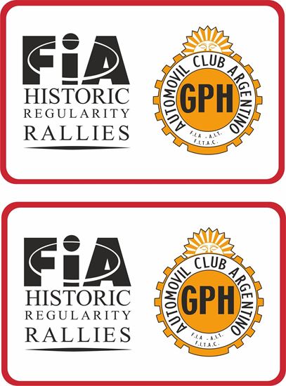 Picture of FiA Historic Regularity Rallies Decals / Stickers