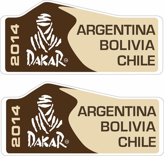 Picture of Dakar Rally 2014 Decals / Stickers