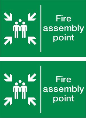 Picture of Fire assembly point Decals / Stickers