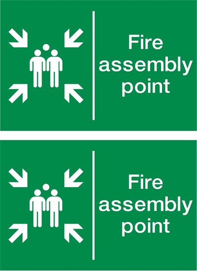 Picture of Fire assembly point Decals / Stickers