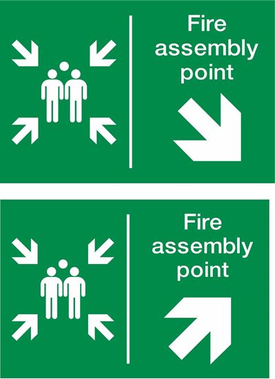 Picture of Fire assembly point Decals / Stickers