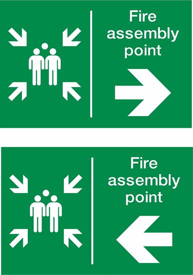 Picture of Fire assembly point Decals / Stickers