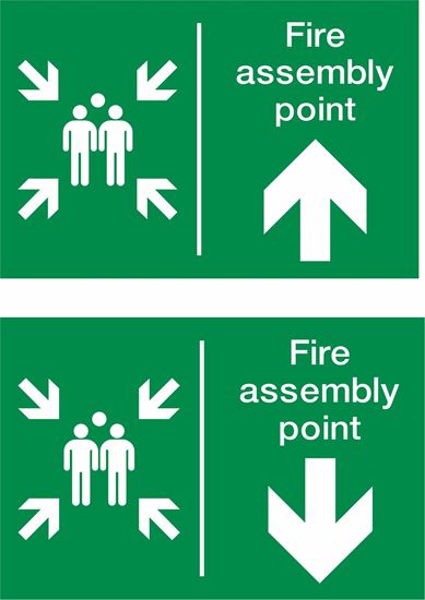 Picture of Fire assembly point Decals / Stickers