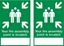 Picture of Fire assembly point location Decals / Stickers