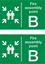 Picture of Fire assembly point B Decals / Stickers