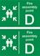 Picture of Fire assembly point D Decals / Stickers