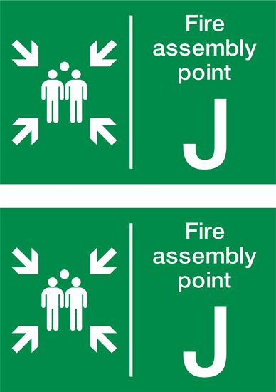 Picture of Fire assembly point J Decals / Stickers