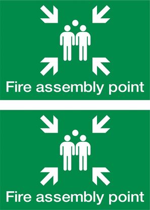 Picture of Fire assembly point Decals / Stickers